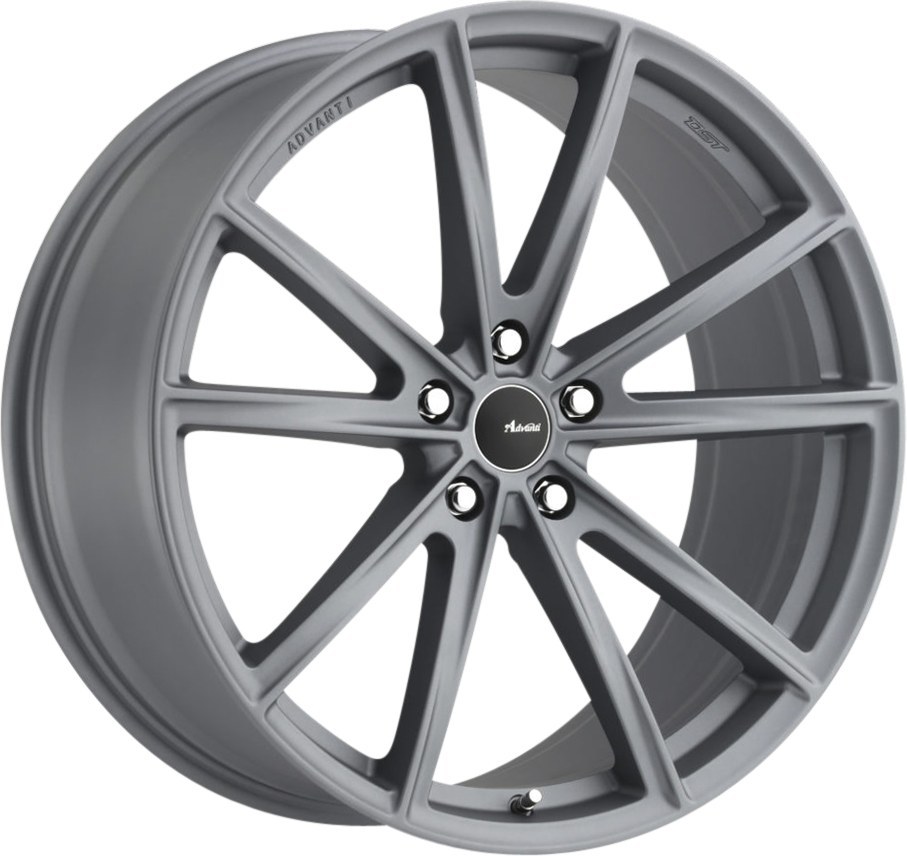 Advanti Torcere Matte Slate Grey 19x8.5 +45 5x112mm 66.6mm - Wheelwiz