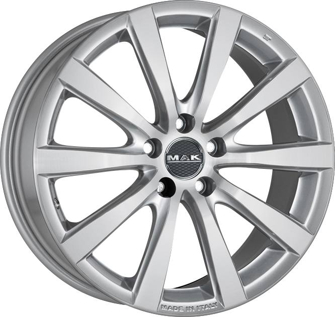 MAK IGUAN Hyper Silver 15x6.5 +35 4x100mm 72mm - Wheelwiz