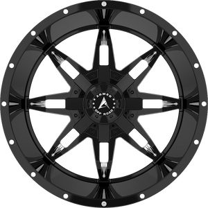 Armed Wheels Recon Gloss Black Milled 20x9 0 5x127mm 87.1mm - Wheelwiz