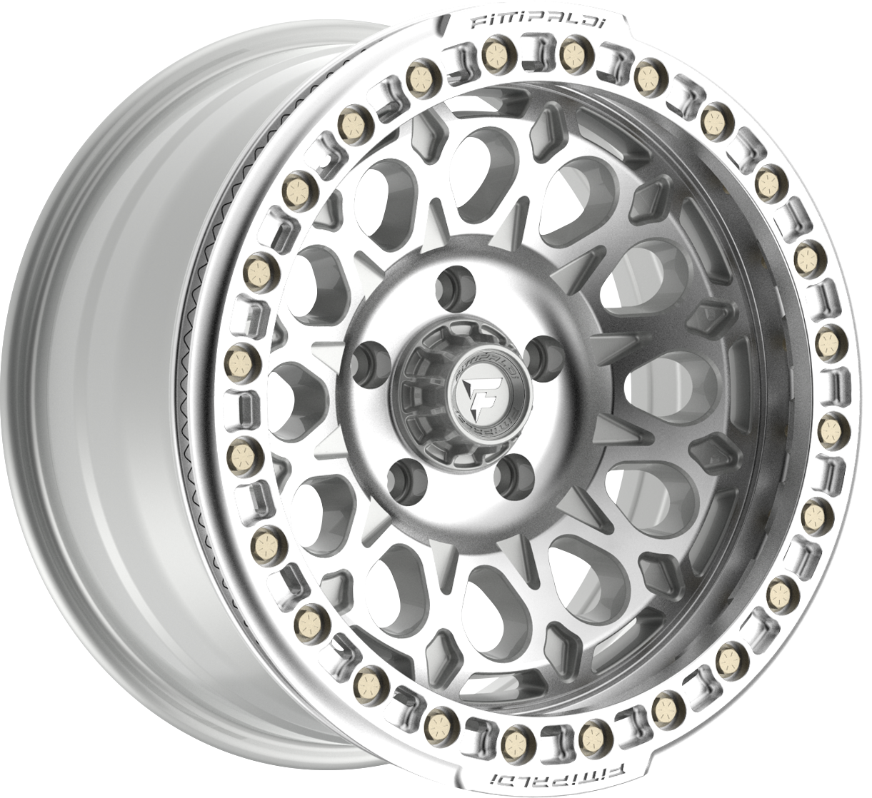 Fittipaldi FB153M Gloss Silver Machined 20x10 -38 6x139.7mm 106.2mm - Wheelwiz