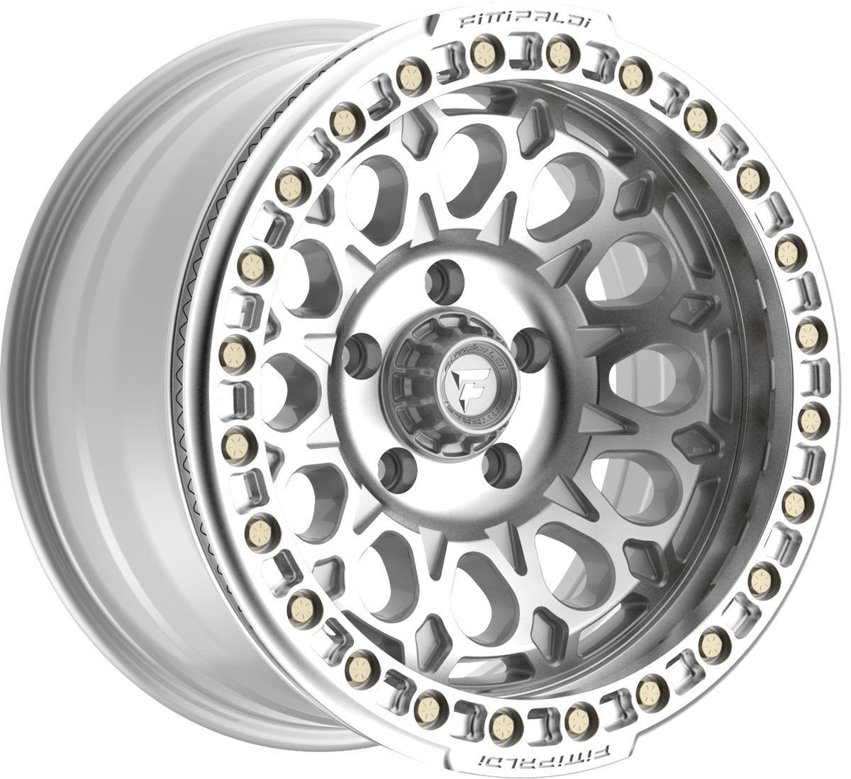 Fittipaldi FB153M Gloss Silver Machined 17x9 -15 8x165.1mm 125.2mm - Wheelwiz