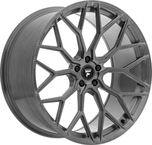 Fittipaldi FSF12 Dark Tint Brushed 20x8.5 +35 5x120mm 72.6mm - WheelWiz