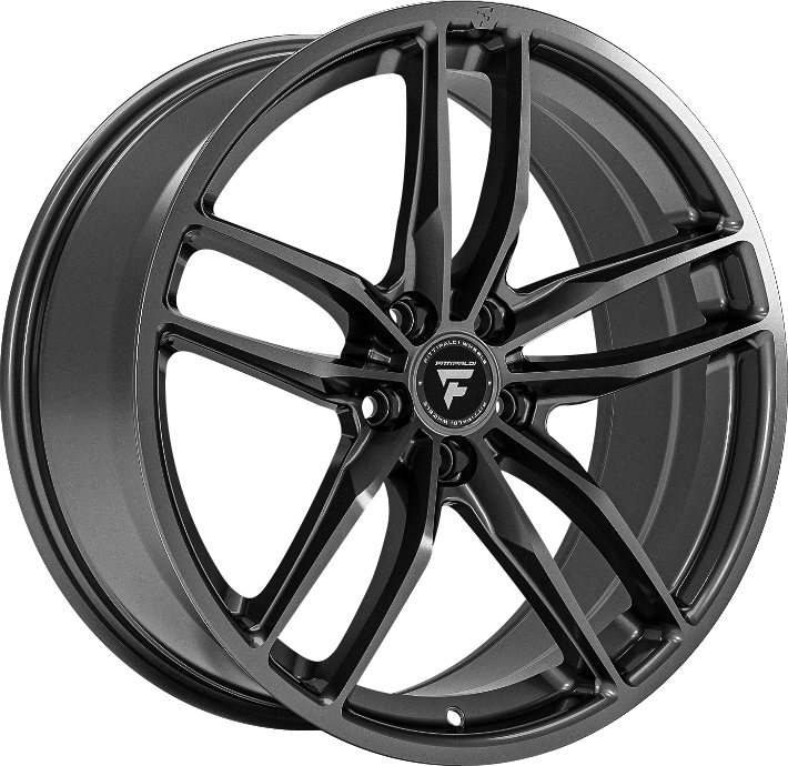 Fittipaldi FS361G Gloss Graphite 20x8.5 +38 5x114.3mm 73.1mm - Wheelwiz