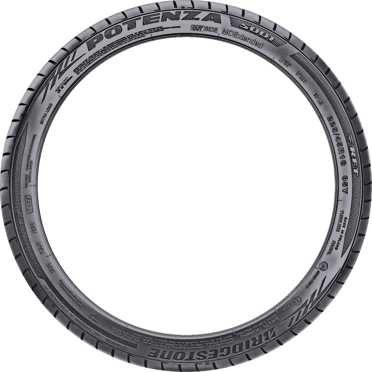 Bridgestone Potenza S001 215/45R20 - Wheelwiz
