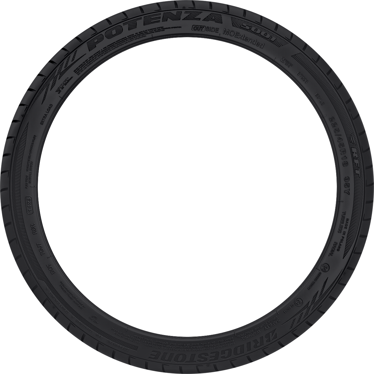Bridgestone Potenza S001 255/35R19 - Wheelwiz