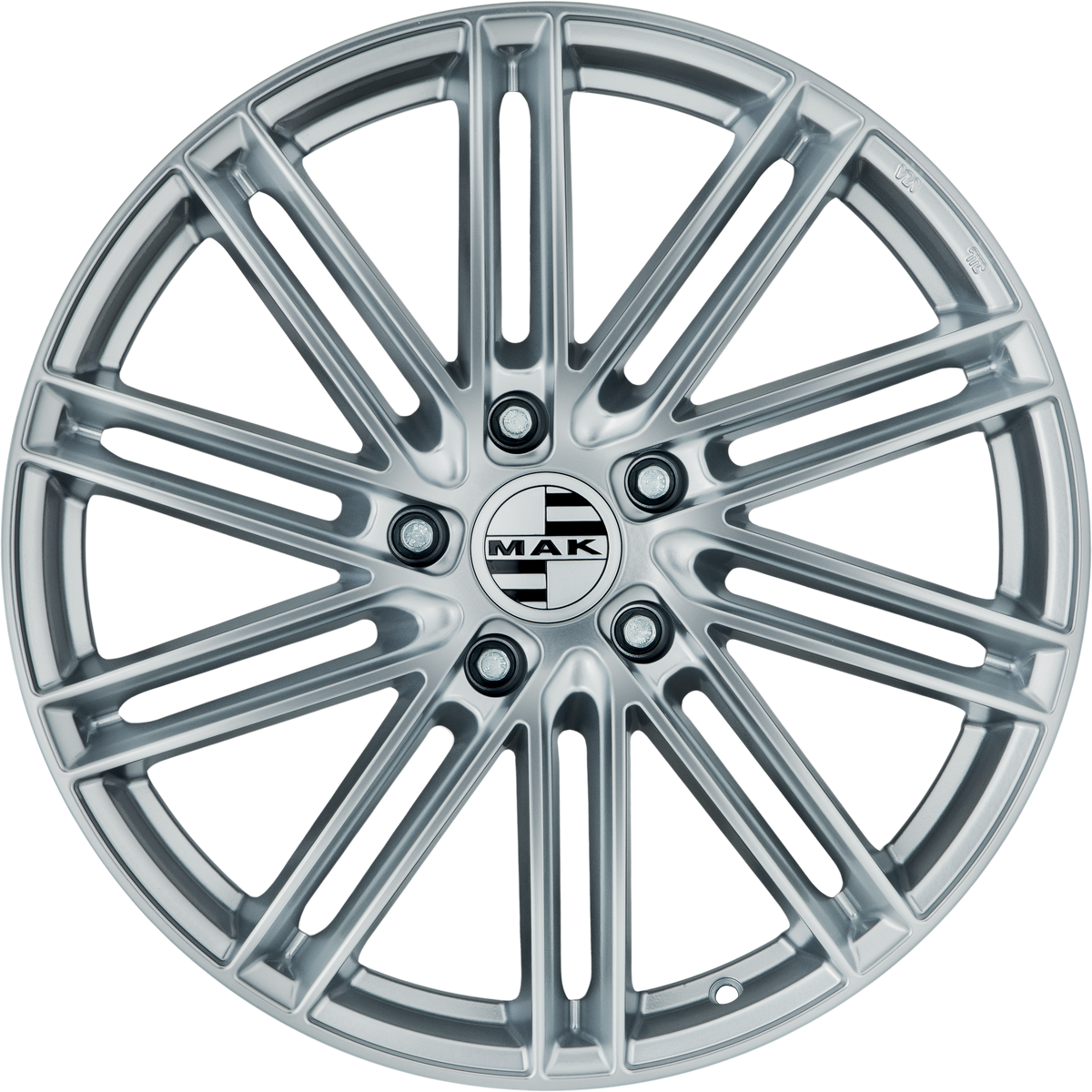 MAK Leipzig-D Silver 21x10 +19 5x112mm 66.45mm - Wheelwiz