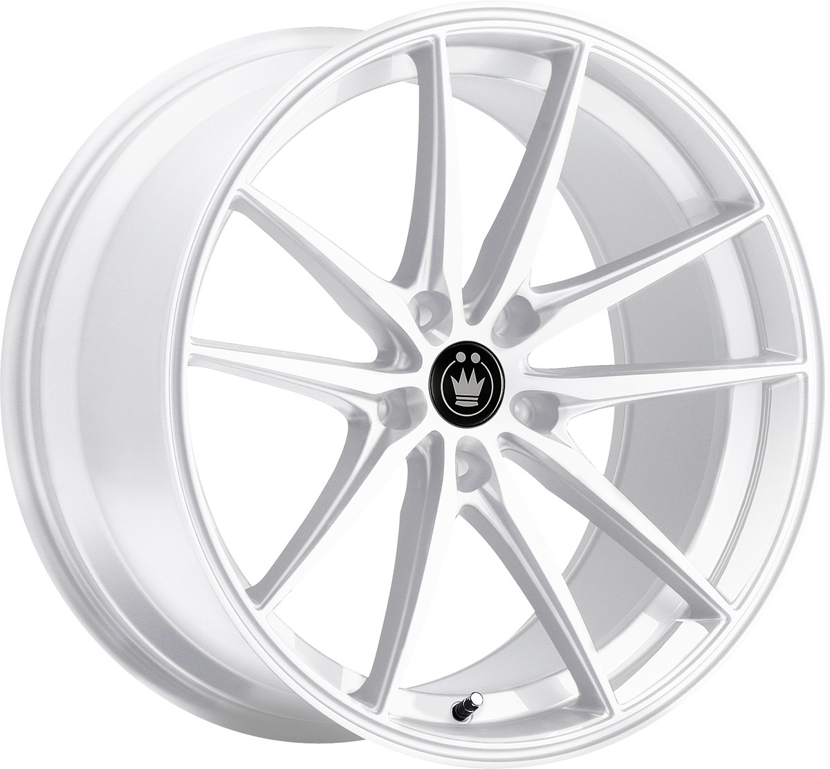 Konig Oversteer White 18x8 +45 5x114.3mm 73.1mm - WheelWiz