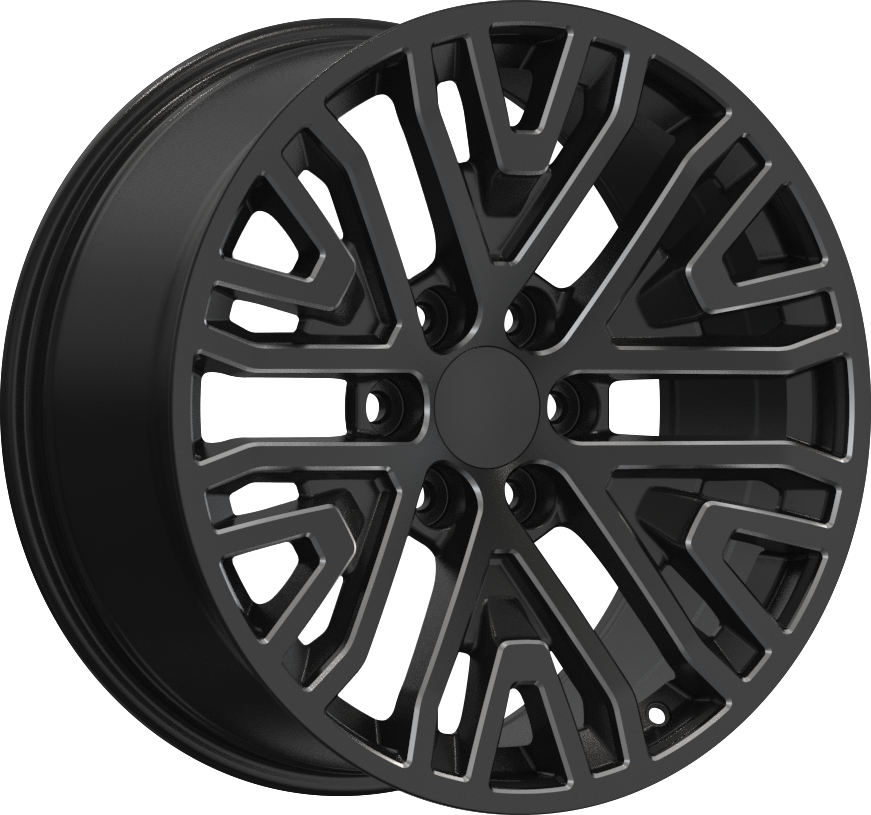 YKW Replica GR3 Gloss Black Milled 20x9 +24 6x139.7mm 78.1mm - Wheelwiz