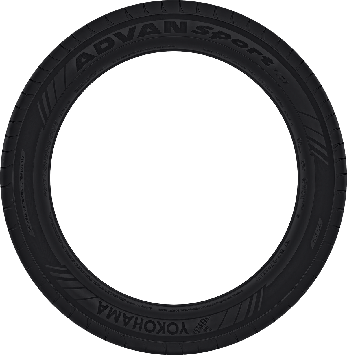 Yokohama ADVAN Sport V107E 285/30ZR20 99Y XL (*) - Wheelwiz