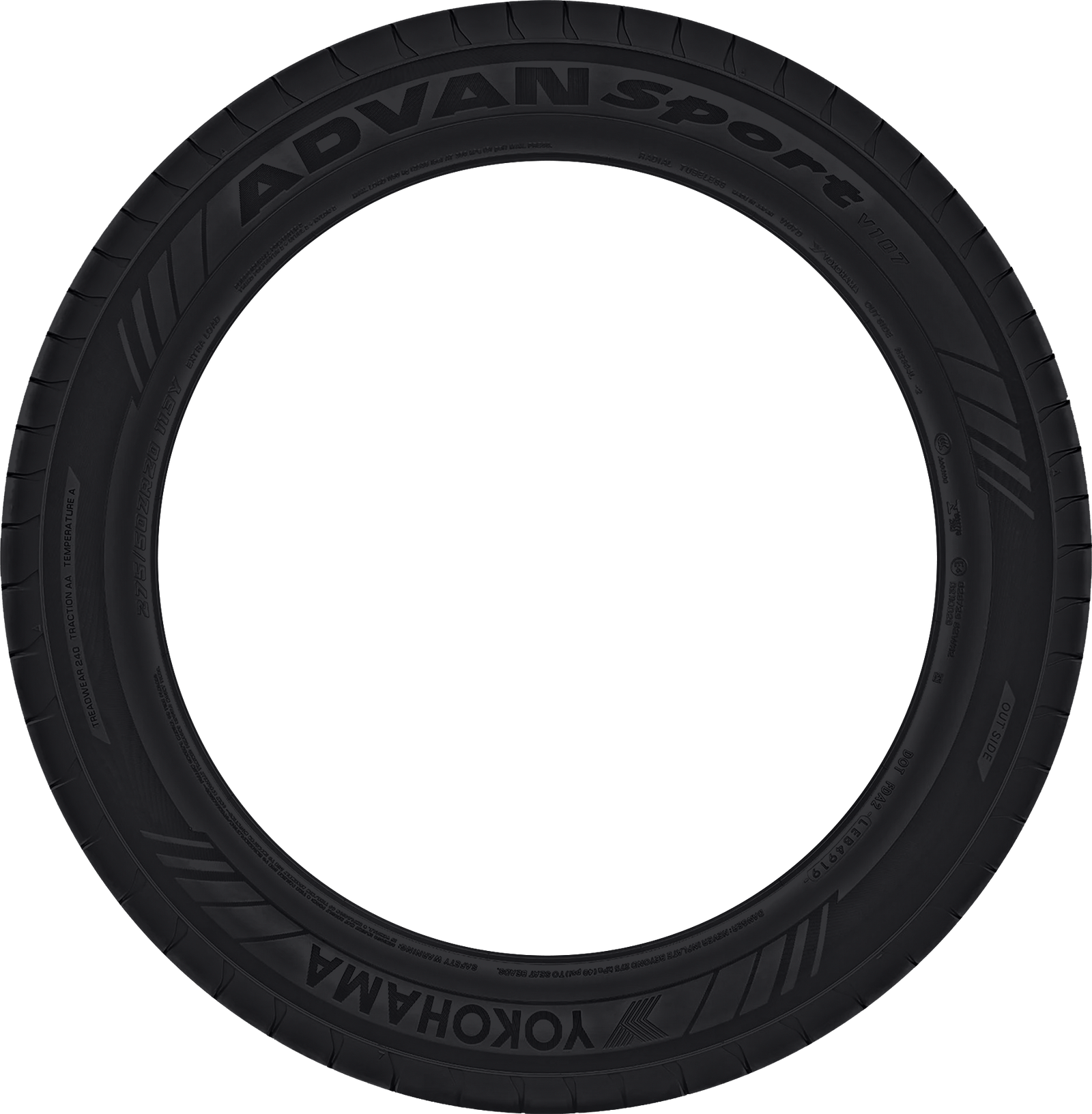 Yokohama ADVAN Sport V107E 285/30ZR20 99Y XL (*) - Wheelwiz