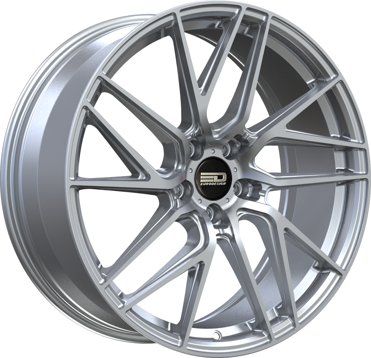 Euro Design Tech Silver 18x8 +35 5x114.3mm 60.1mm