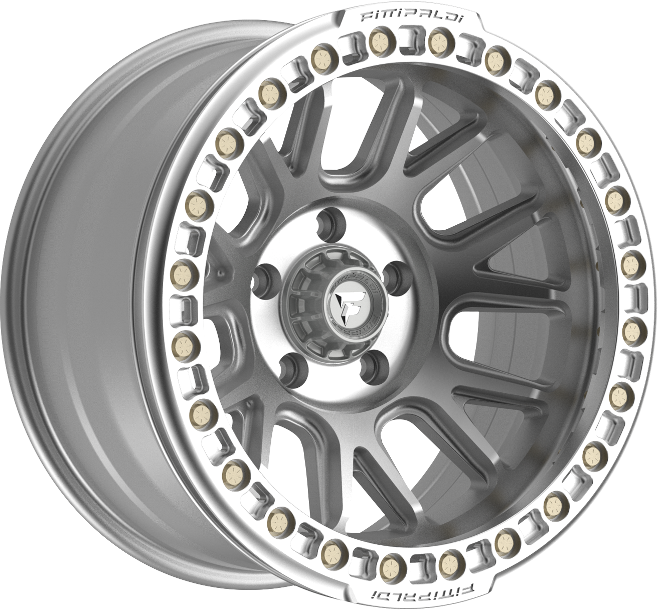 Fittipaldi FB151M Machined Silver 17x9 -38 6x139.7mm 106.2mm - Wheelwiz