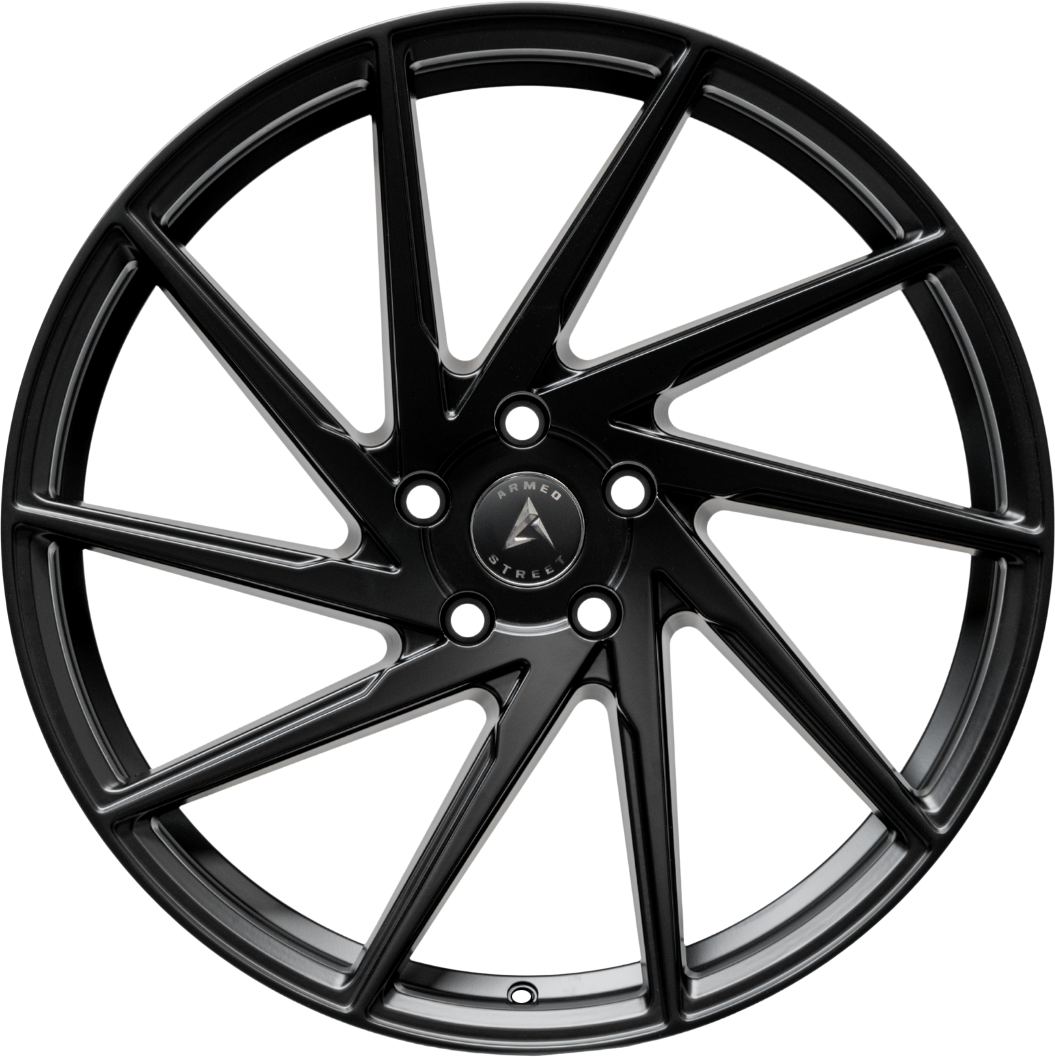Armed Wheels 9MM Matte Black 20x10 +40 5x113mm 74.1mm - Wheelwiz