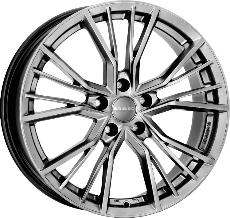 MAK UNION Silver 19x8.5 +42 5x112mm 66.45mm - Wheelwiz