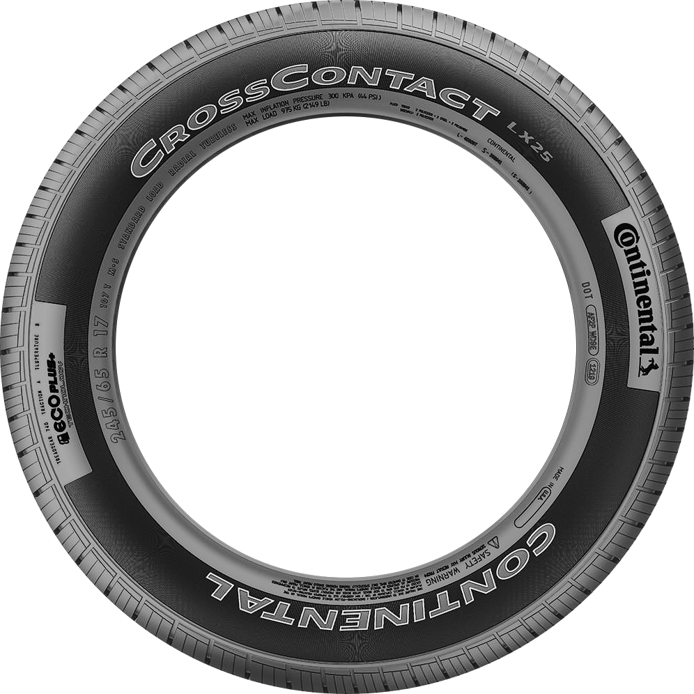 Continental CrossContact LX25 225/65R17 102T OWL - Wheelwiz