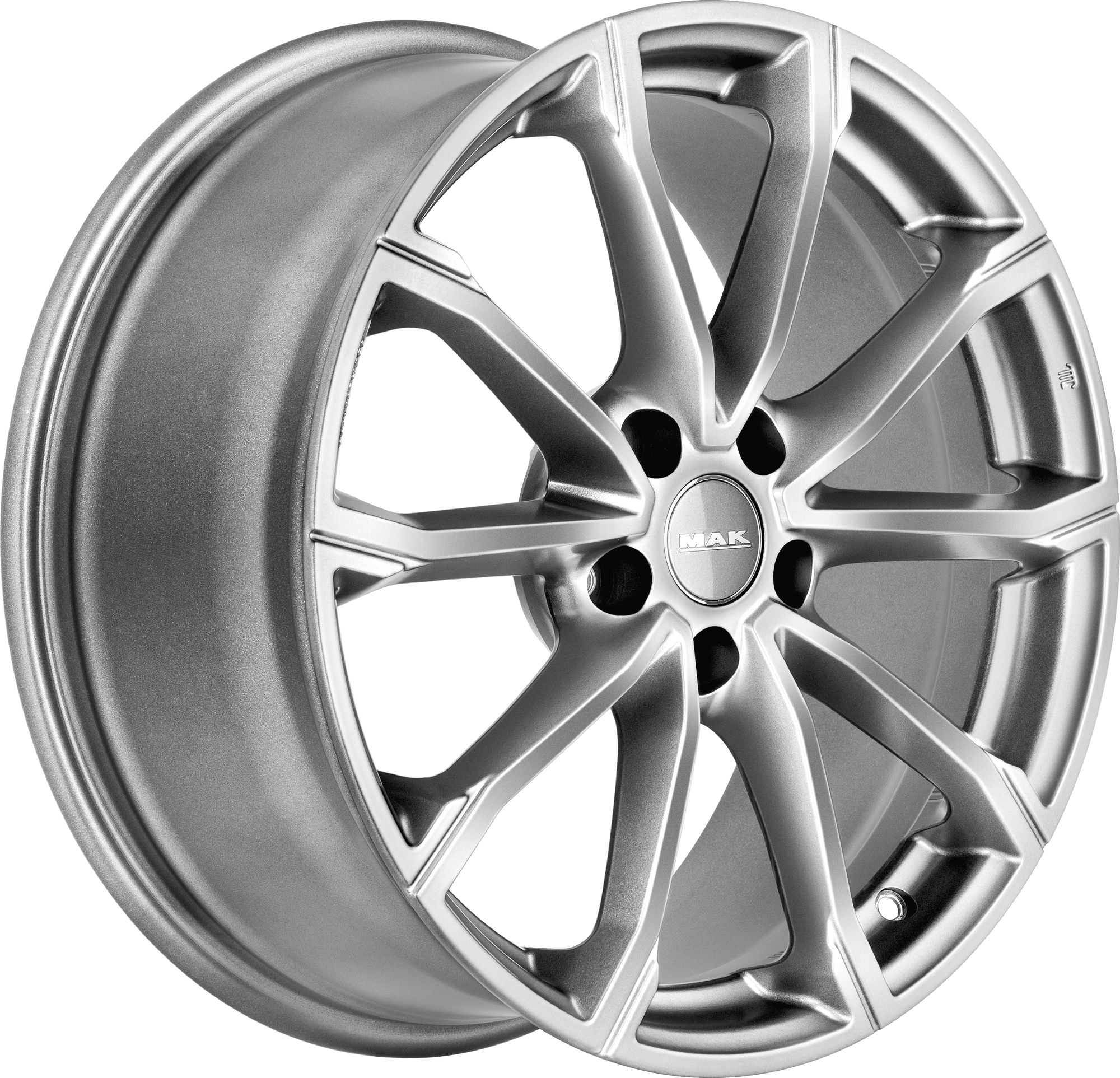 MAK Davinci Matte Titanium 16x6.5 +50 5x108mm 63.4mm