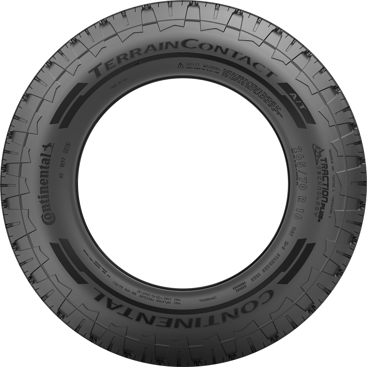 Continental TerrainContact A/T 265/60R18 110T - Wheelwiz