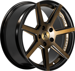 Armed Wheels Assassin Matte Bronze + Black 17x8 +35 5x109mm 74.1mm