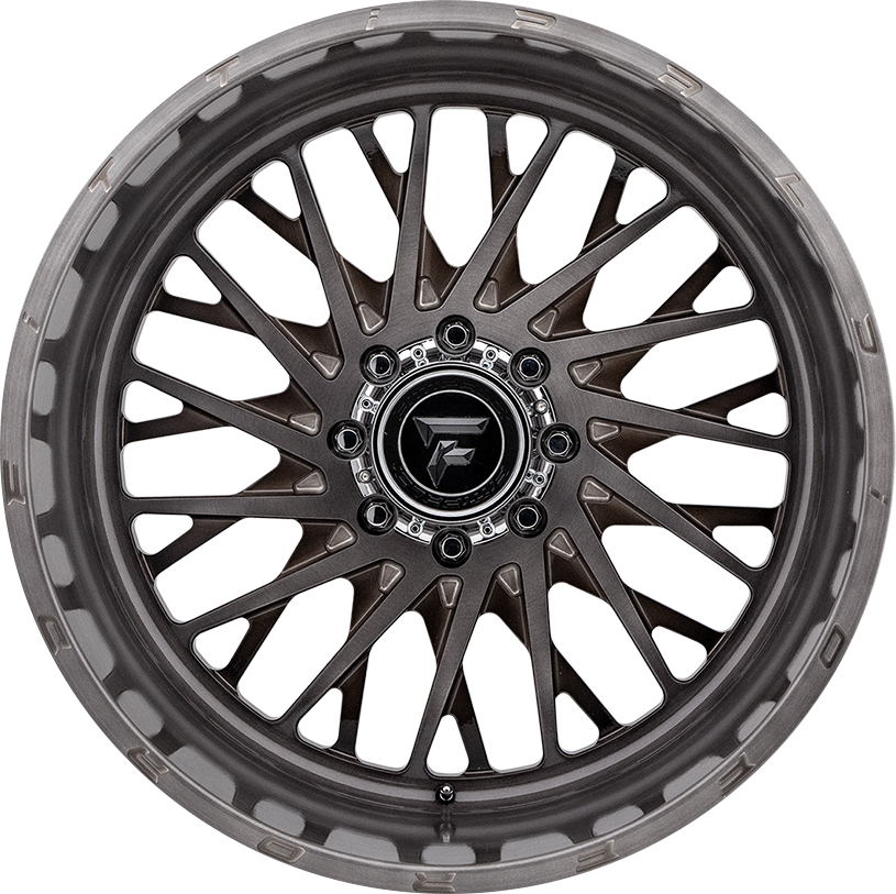 Fittipaldi FA08MBDT Gloss Black w/ Machined Face and Dark Tint 22x12 -44 5x150|5x139.7mm 110.2mm