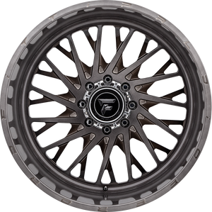 Fittipaldi FA08MBDT Gloss Black w/ Machined Face and Dark Tint 22x12 -44 5x127|5x139.7mm 78.1mm