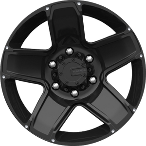 Mamba M13 Matte Black 17x9 -12 5x127mm 78.1mm - Wheelwiz