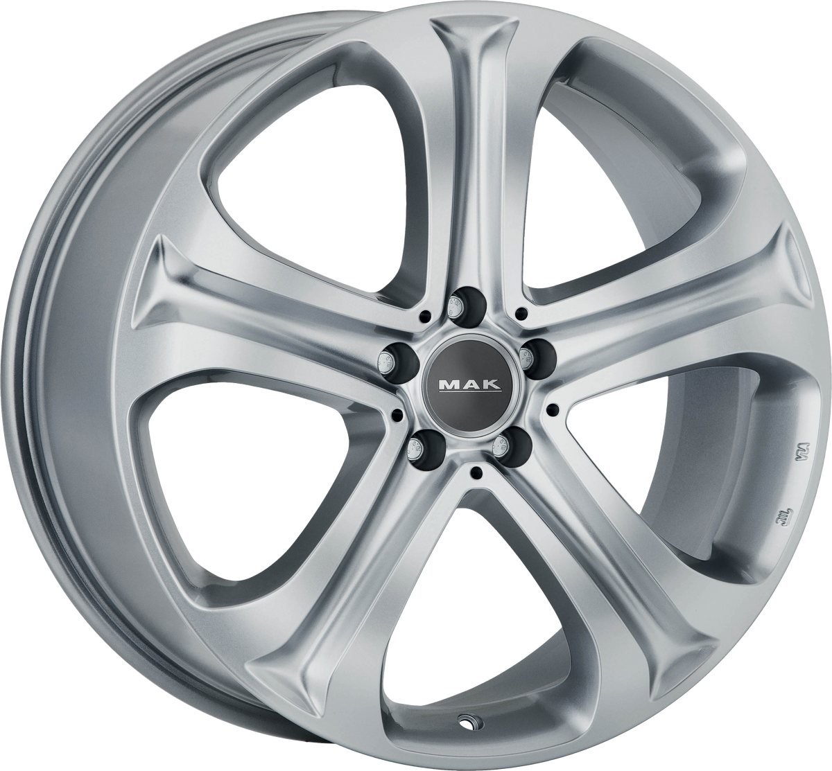 MAK SPITZE Silver 20x8.5 +35 5x112mm 66.6mm - Wheelwiz