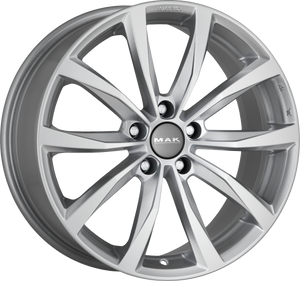 MAK WOLF Silver 17x7 +40 5x114.3mm 60.1mm - Wheelwiz