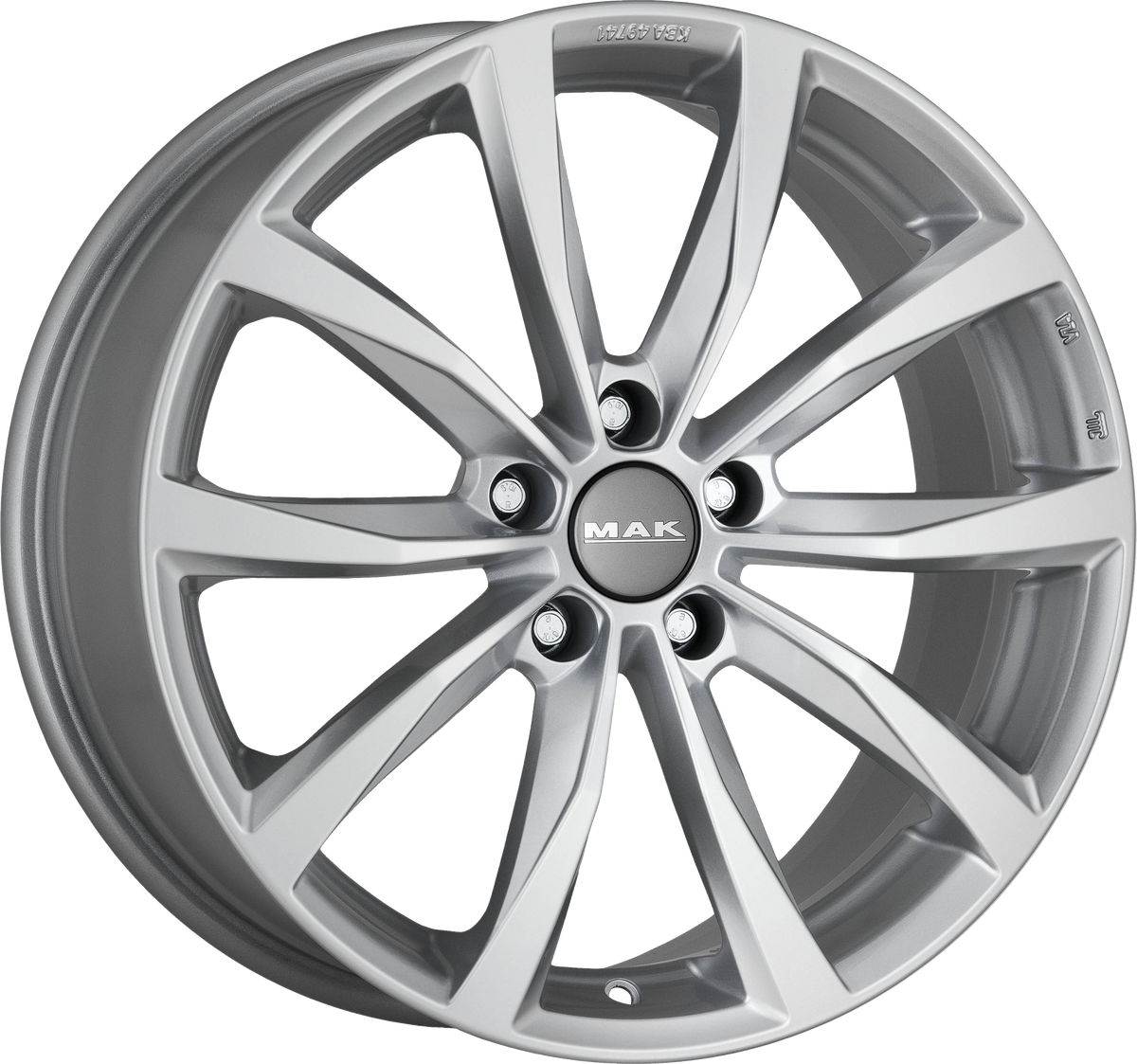 MAK WOLF Silver 18x8 +35 5x114.3mm 64.1mm - Wheelwiz