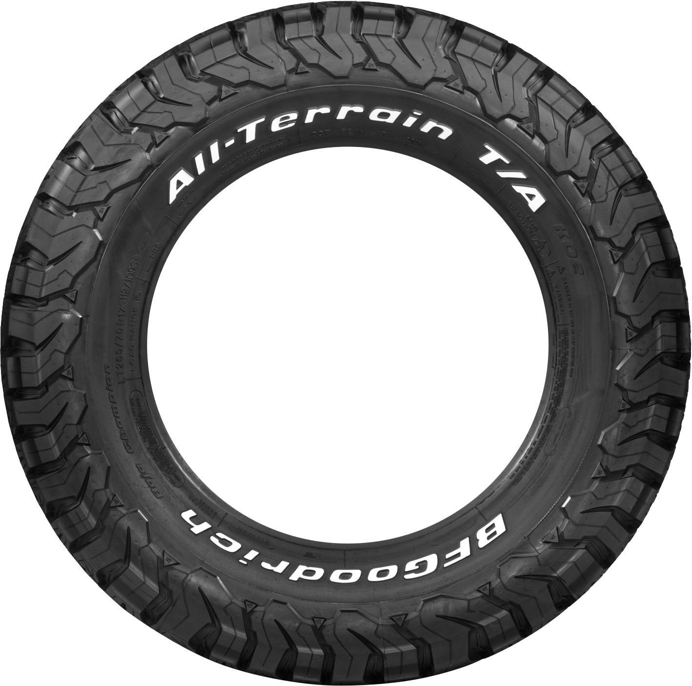 BFGoodrich All-Terrain T/A KO2 35X12.50R17LT - Wheelwiz