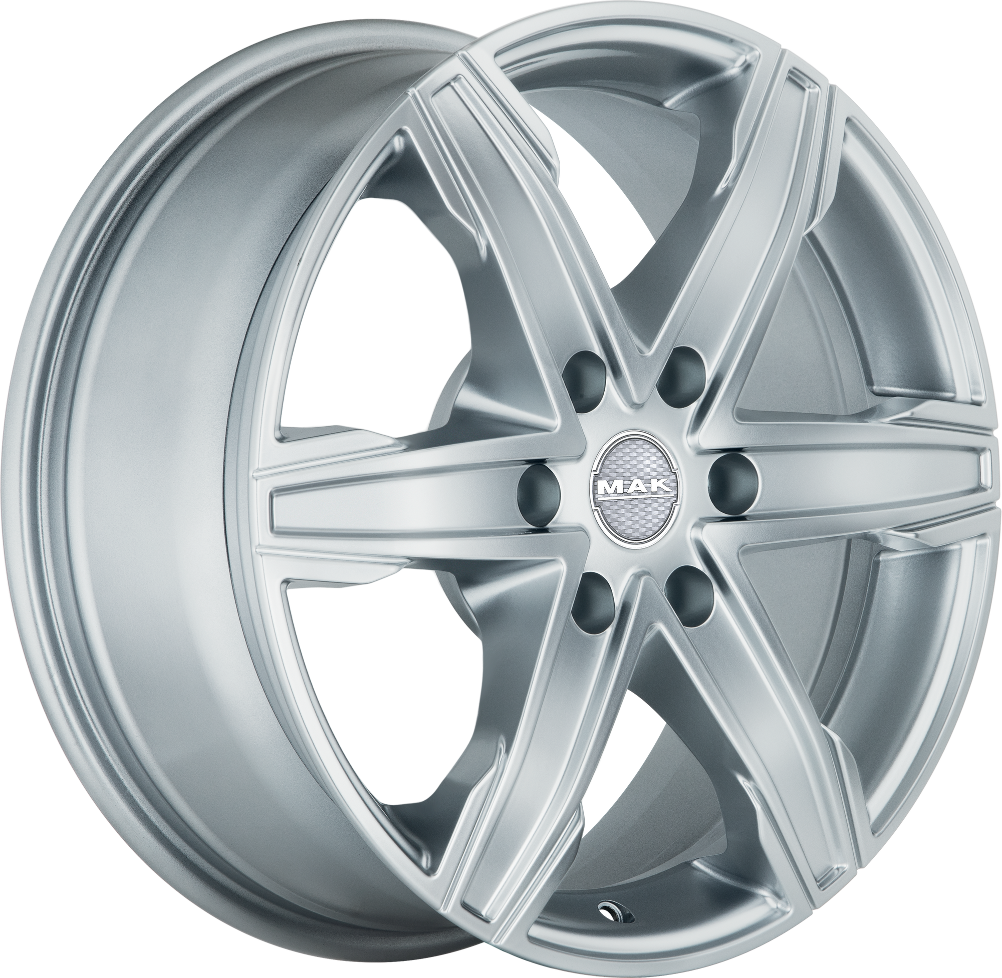 MAK King6 Silver 16x7 +38 6x139.7mm 67.1mm