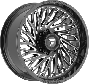 Fittipaldi FA15 Gloss Black Milled 24x10 0 5x114.3|5x127mm 78.1mm - Wheelwiz
