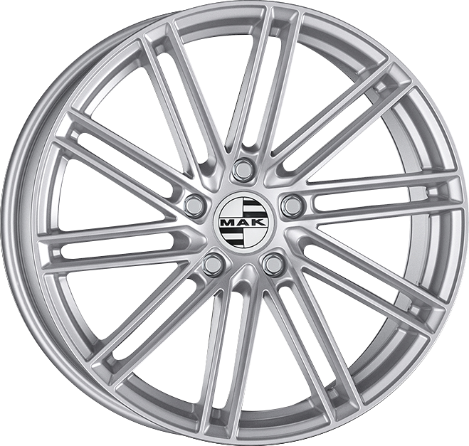 MAK LEIPZIG Silver 22x9.5 +26 5x112mm 66.45mm - Wheelwiz