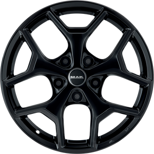 MAK Liberty Gloss Black 17x7.5 +39 5x108mm 72mm - Wheelwiz