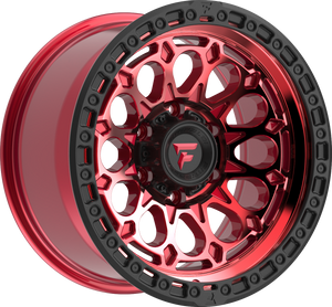 Fittipaldi FT101RTB Gloss Red w/ Black Ring 17x9 -12 5x127mm 71.5mm