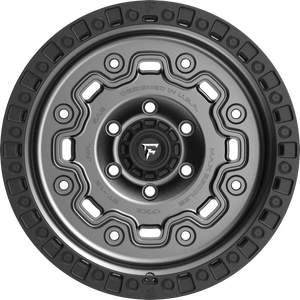 Fittipaldi FT100AB Satin Anthracite w/ Satin Black Lip 17x9 -12 5x127mm 71.5mm