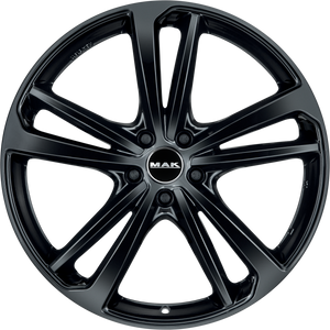 MAK Nurburg Gloss Black 21x8.5 +43 5x112mm 66.45mm