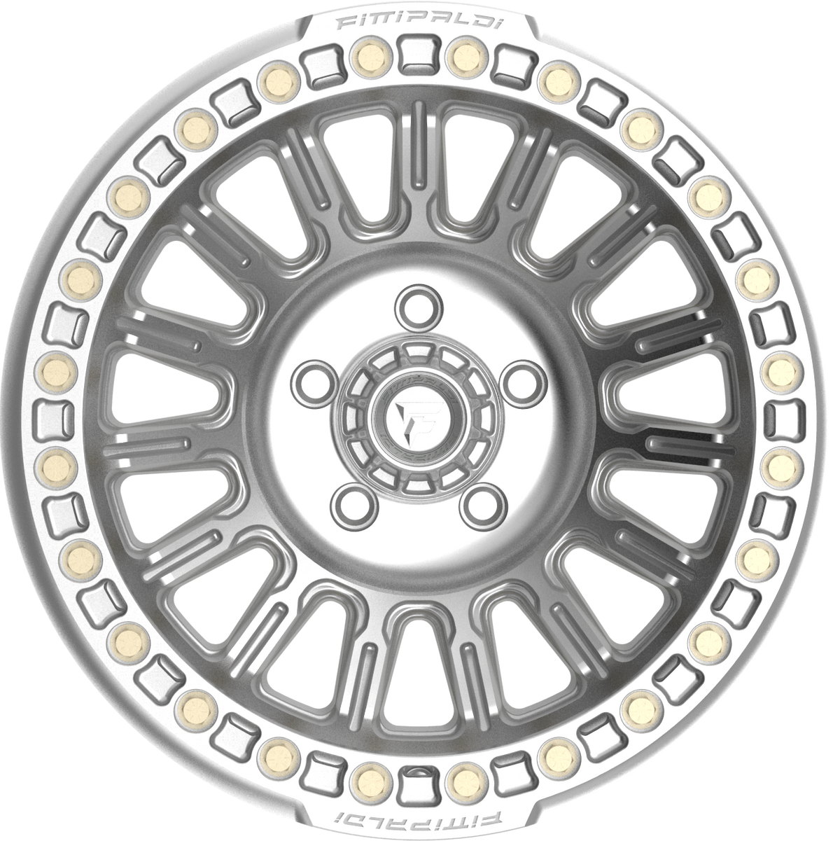 Fittipaldi FB152M Machined Silver 17x9 -38 5x127mm 71.5mm - Wheelwiz