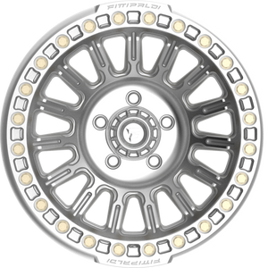 Fittipaldi FB152M Machined Silver 17x9 -38 5x127mm 71.5mm - Wheelwiz