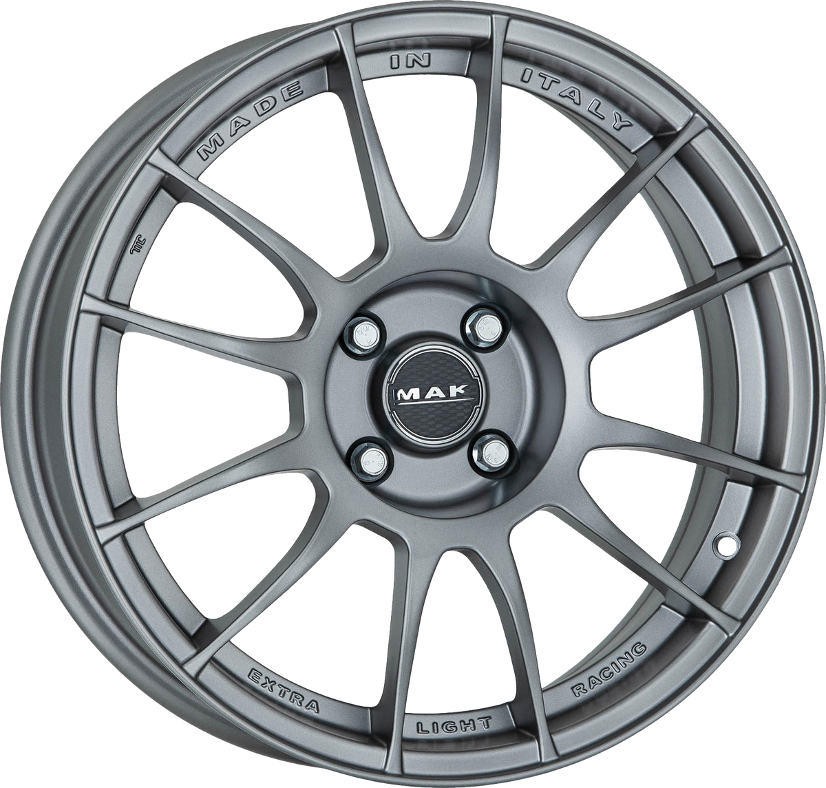 MAK XLR Gloss Graphite 18x7.5 +45 4x100mm 72mm - Wheelwiz
