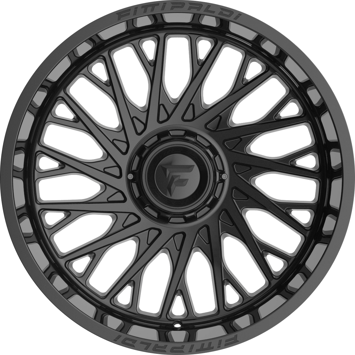 Fittipaldi FA08GB Gloss Black 22x12 -44 8x180mm 124.3mm - Wheelwiz