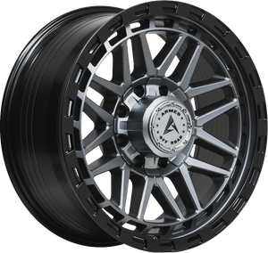 Armed Wheels Tank Matte Black + Gunmetal Face 20x9 +12 8x165.1mm 125.1mm - Wheelwiz