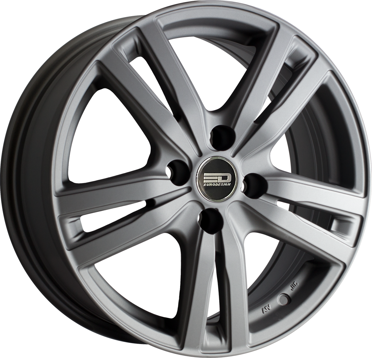 Euro Design Ottano - EFS Matte Gunmetal 15x6 +35 4x100|4x108|4x114.3|4x98mm 67.1mm - Wheelwiz
