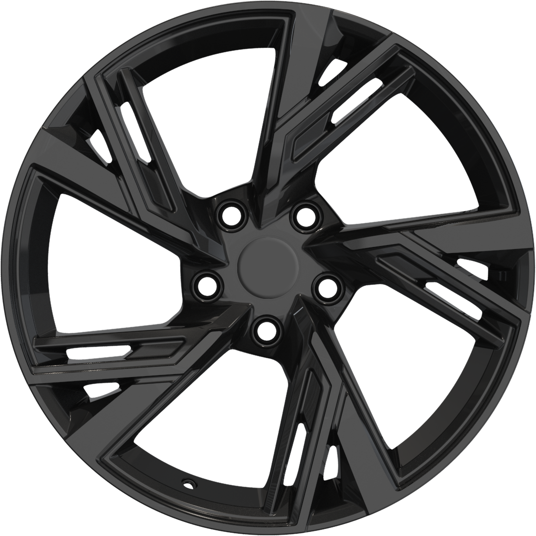 YKW Replica AR12 Gloss Black 18x8 +35 5x112mm 66.6mm