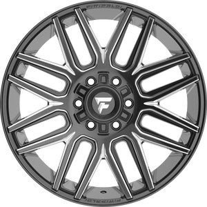 Fittipaldi FA14BM Gloss Black Milled 20x9 0 5x114.3|5x127mm 78.1mm