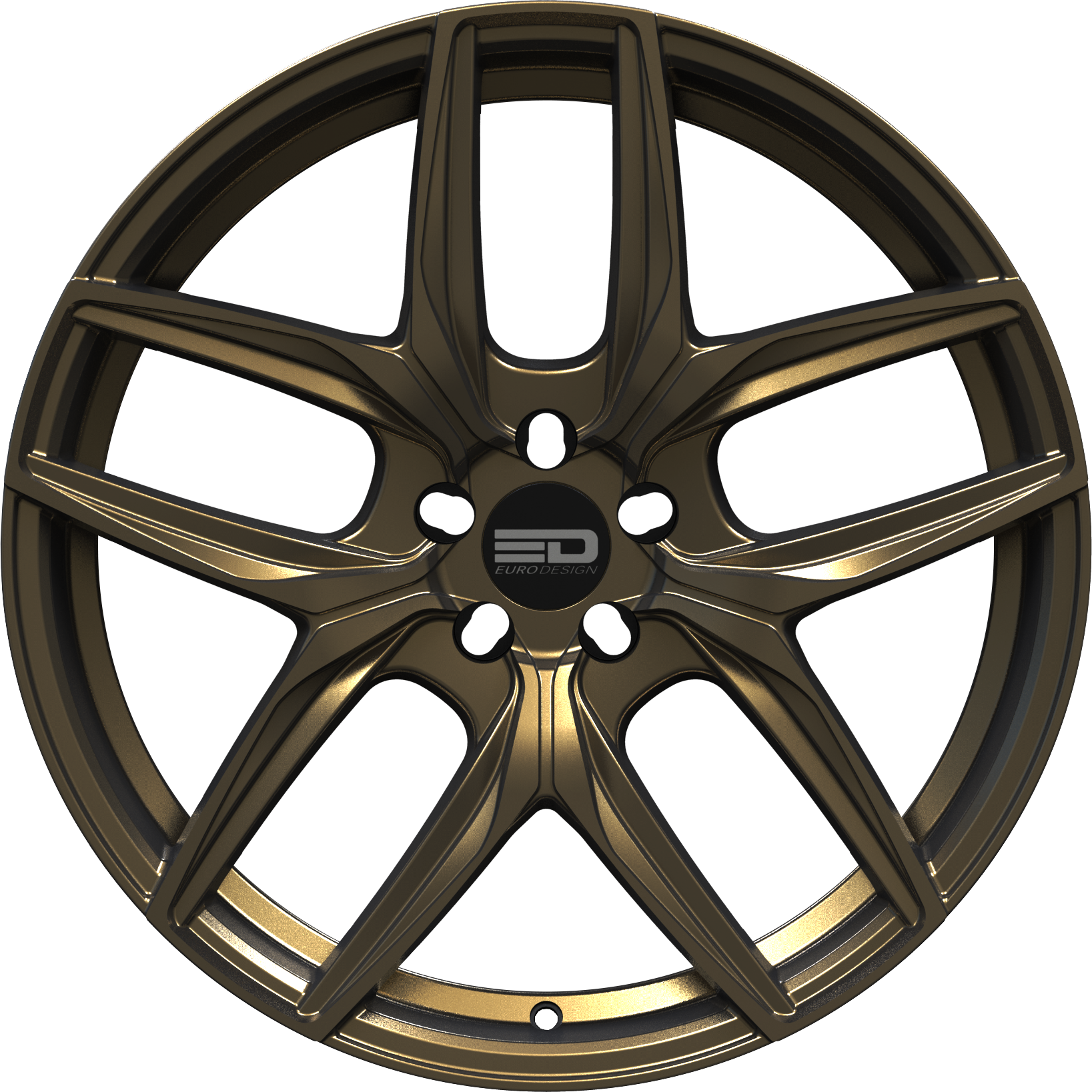 Euro Design Forza - EFS Matte Bronze 20x9 +35 5x100|5x105|5x110|5x112|5x115|5x118|5x108|5x114.3|5x98mm 72.6mm - WheelWiz