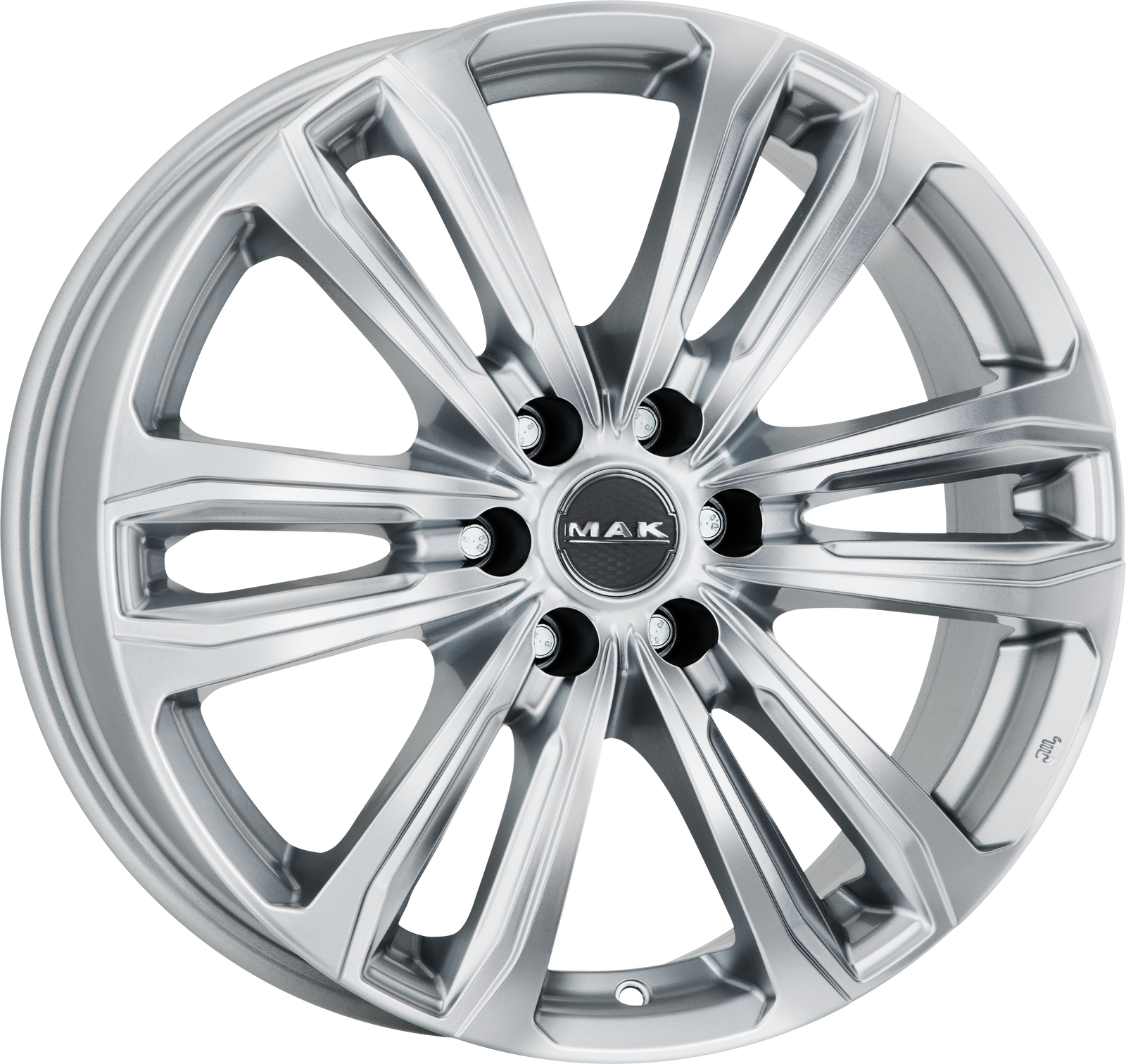 MAK Safari6 Silver 17x7.5 +50 6x130mm 84.1mm - Wheelwiz