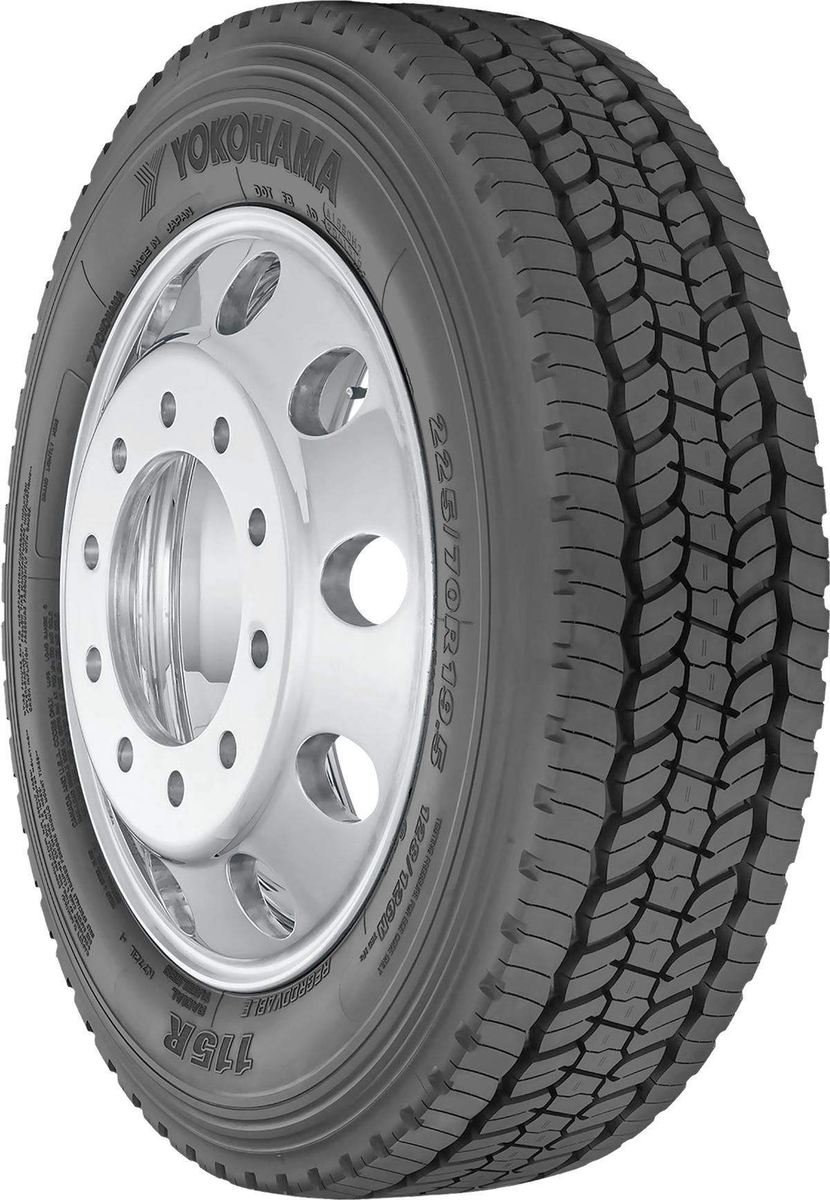 Yokohama 115R 225/70R19.5 - Wheelwiz