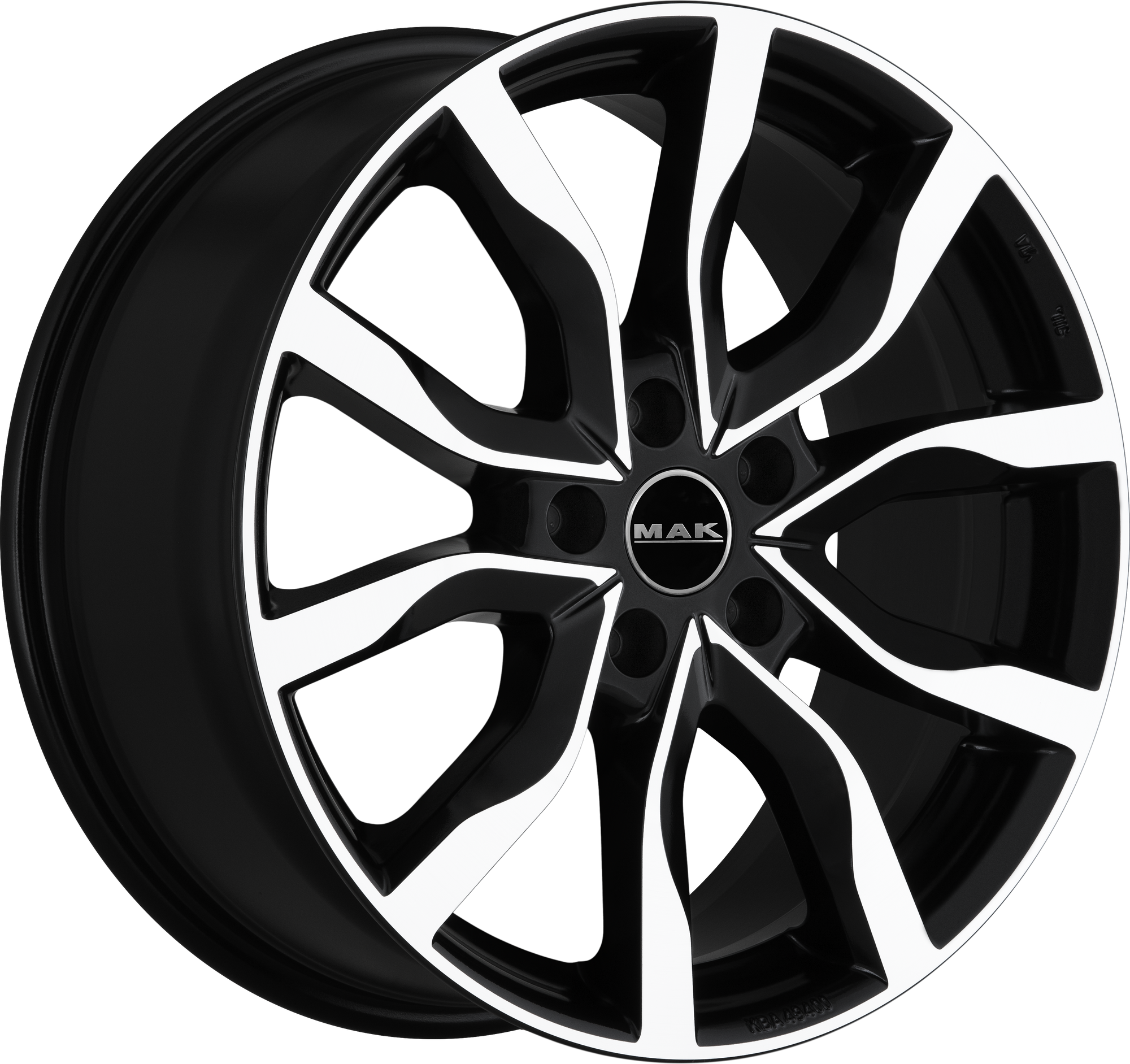 MAK Highlands Black Mirror 20x8.5 +45 5x108mm 63.4mm