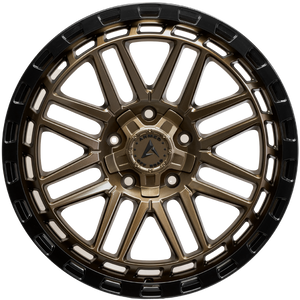 Armed Wheels Tank Matte Black + Bronze Face 17x9 +25 5x113mm 78.1mm - Wheelwiz