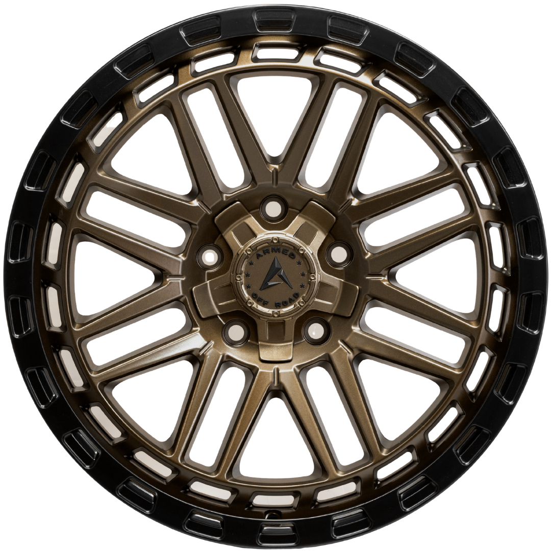 Armed Wheels Tank Matte Black + Bronze Face 20x9 +12 5x127mm 78.1mm - Wheelwiz